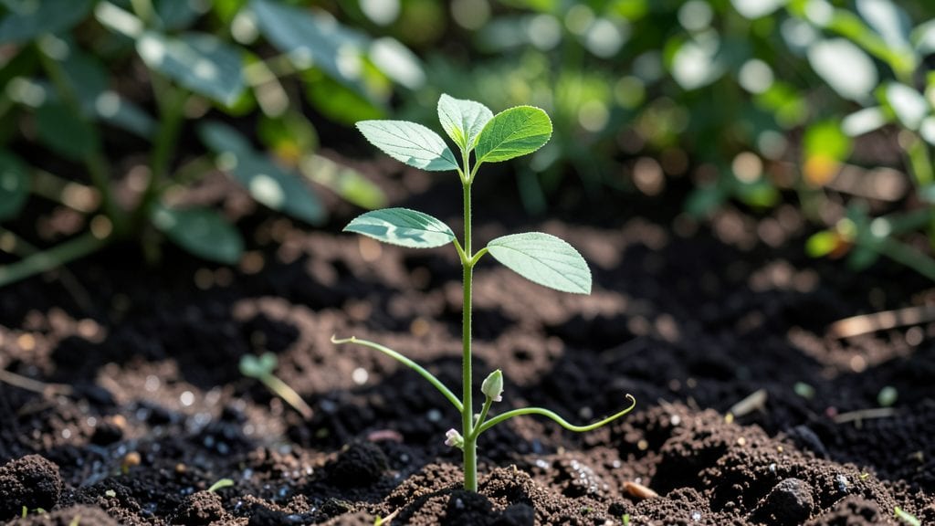Green Beans Seedling: Layered Soil Moisture for Strong Starts
