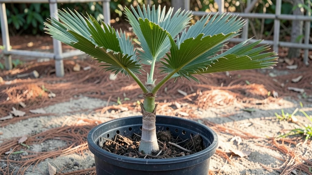 Mexican Fan Palm Seedling: Fast-Growing Privacy Screen for Year-Round Lushness