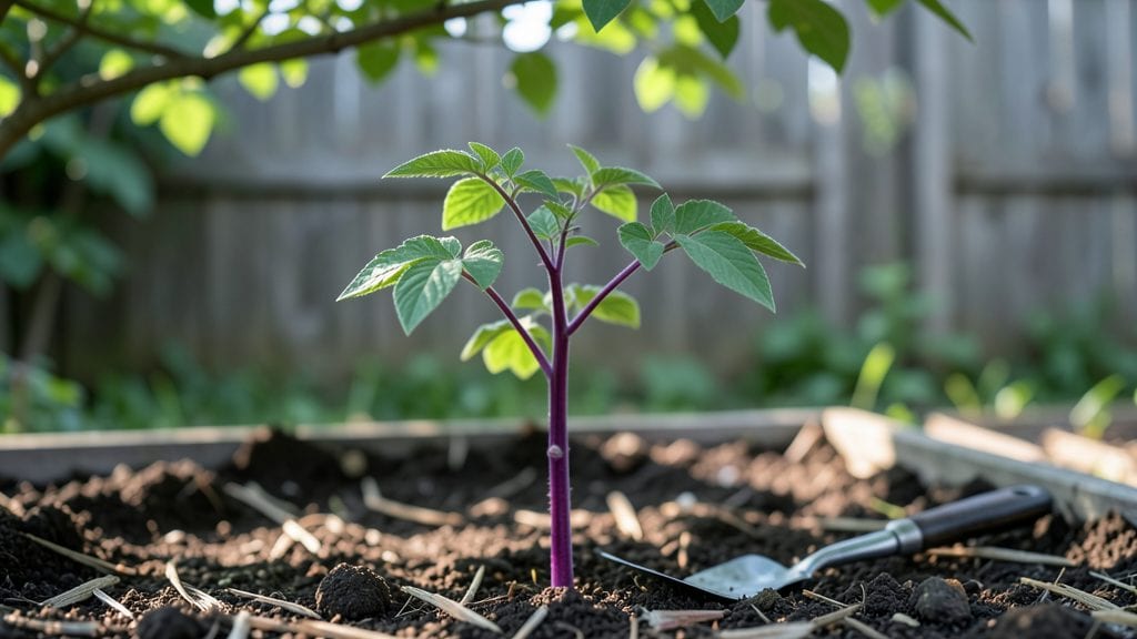 Purple Tomato Seedlings: Cold-Stratified Blooms in 8 Weeks
